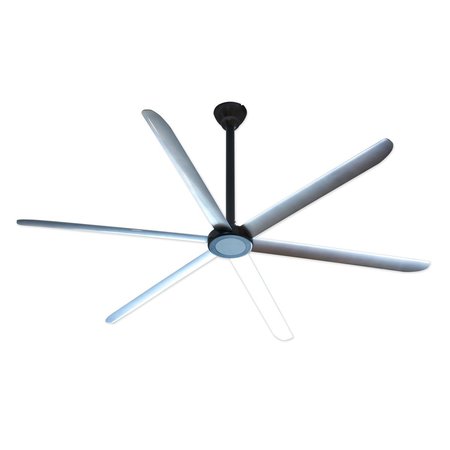 MAXX AIR 108 In. Indoor 6-Speed HVLS Ceiling Fan in Anodized Black HVLS 108 BLKA